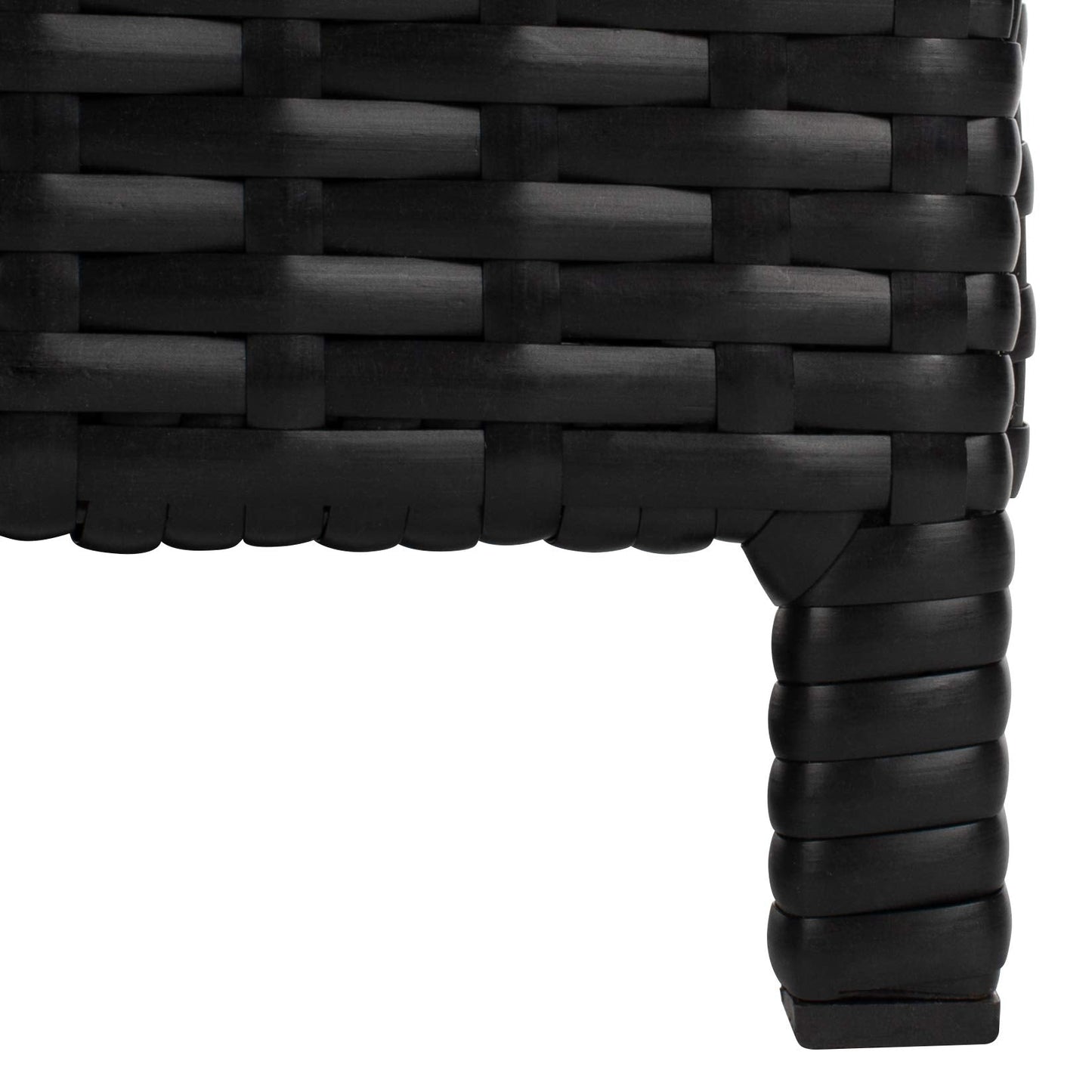 Safavieh PAT7500A Outdoor Collection Cadeo Black and White Cushion Daybed