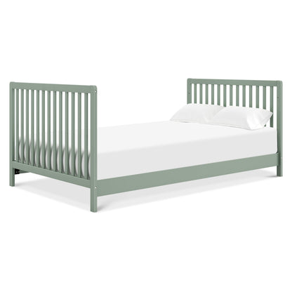 Carter's by Davinci Colby 4-in-1 Convertible Crib with Trundle Drawer in Light Sage, Greenguard Gold Certified, Undercrib Storage