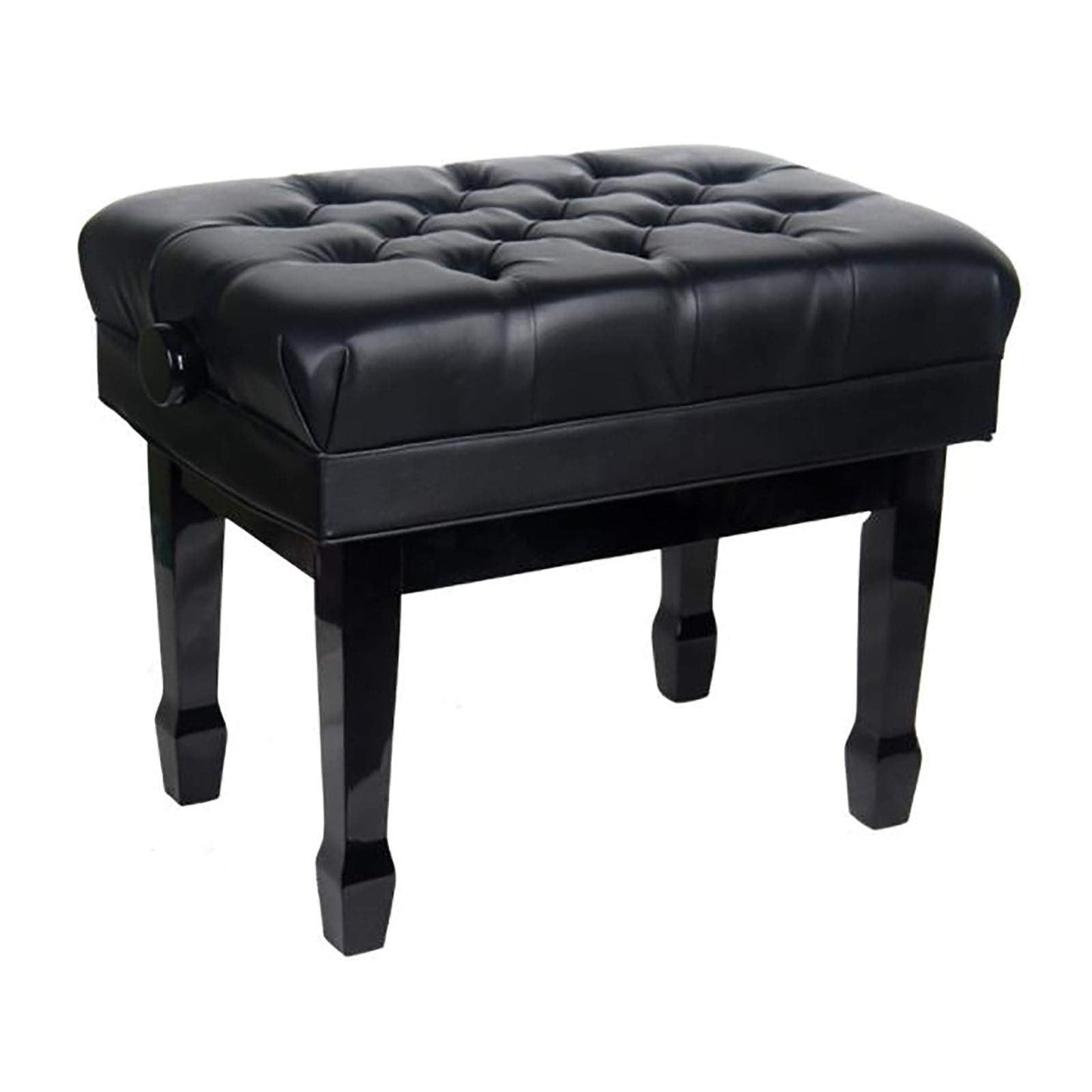 ZOCWJK Piano Stool Dressing Table Stoolwooden Piano Bench Soft Leather Padded Stool Solid Wood Frame Large(