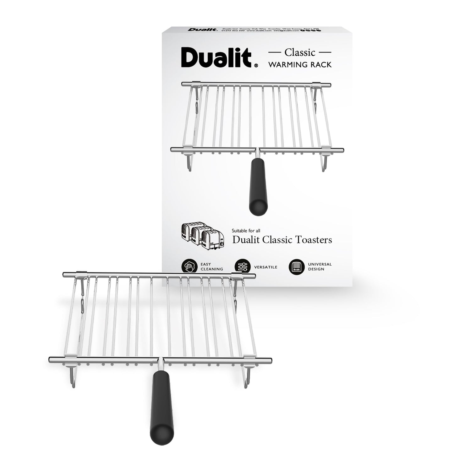 Dualit Classic Warming Rack for Dualit Classic Toasters | 1 x Warming Rack To Warm Items over a Dualit Toaster | Toaster Warming Rack | Ideal Toaster Accessory