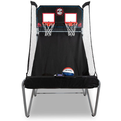 Pop-A-Shot Official Home Dual Shot Basketball Arcade Game - (Black)