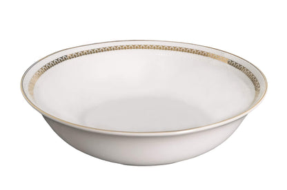 Stylish and Elegant 57 Pieces Bone China Dinnerware Set Service for 8 People - Gold