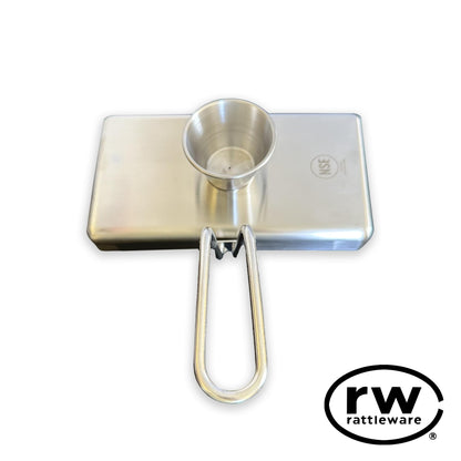 Rattleware Stainless Steel Egg Rings - Commercial-Grade, Even Cooking, Heat-Resistant Handle, Ideal for Frying Eggs - Durable & Trusted by Professional Chefs Worldwide (2 Ring Set)