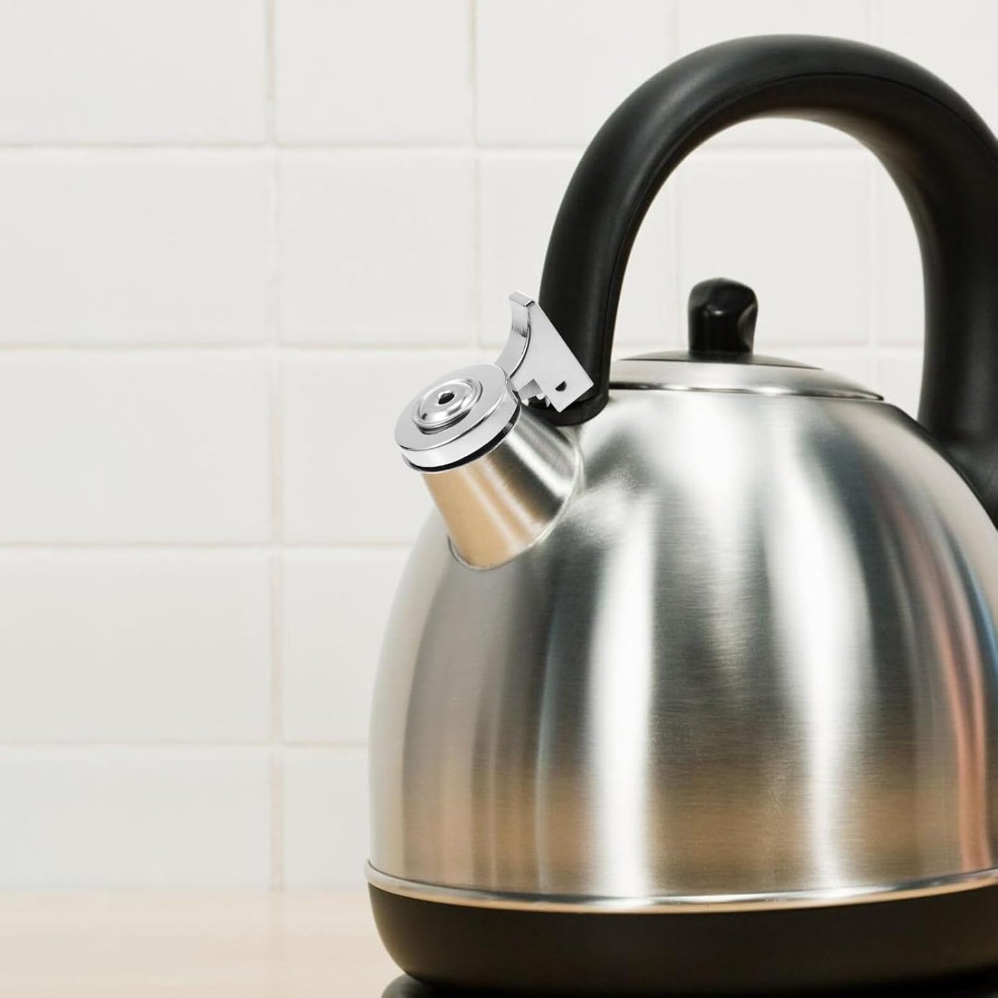 Stainless Steel Kettle Whistle Replacement 2Pcs, Portable Teapot Spout Tip for Loud Boiling Alert, Fits Most Kettles