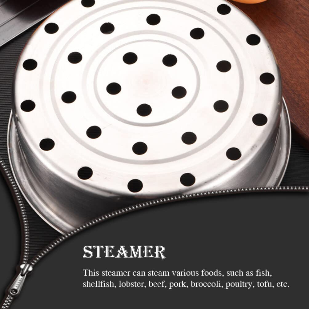 Stainless Steel Steamer Basket for Rice Cooker, 8.85 Inch Thicken Steaming Rack for Vegetables, Seafood, Dumplings, Dishwasher-Safe