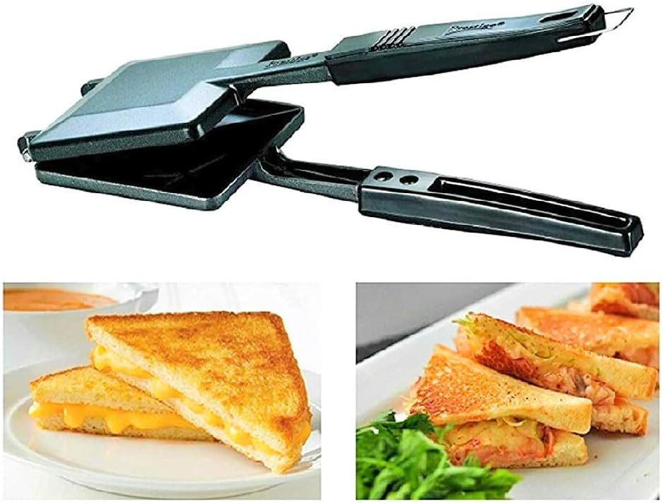 G & D Non-Stick Aluminum Double Sided Foldable Pan, 13 x 5 x 1.5 in for Frying and Sandwiches