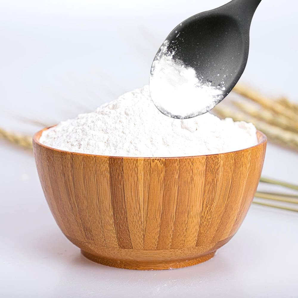 2 Pieces Silicone Nonstick Mixing Spoons, BPA Free, High Heat Resistant, Hygienic Design for Cooking