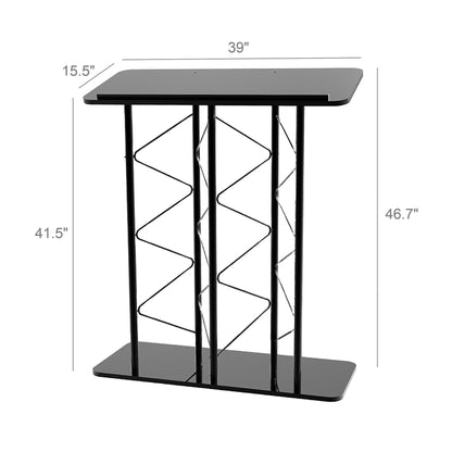 FixtureDisplays® Metal Truss Podium Double Width Modern Design 13137 13137