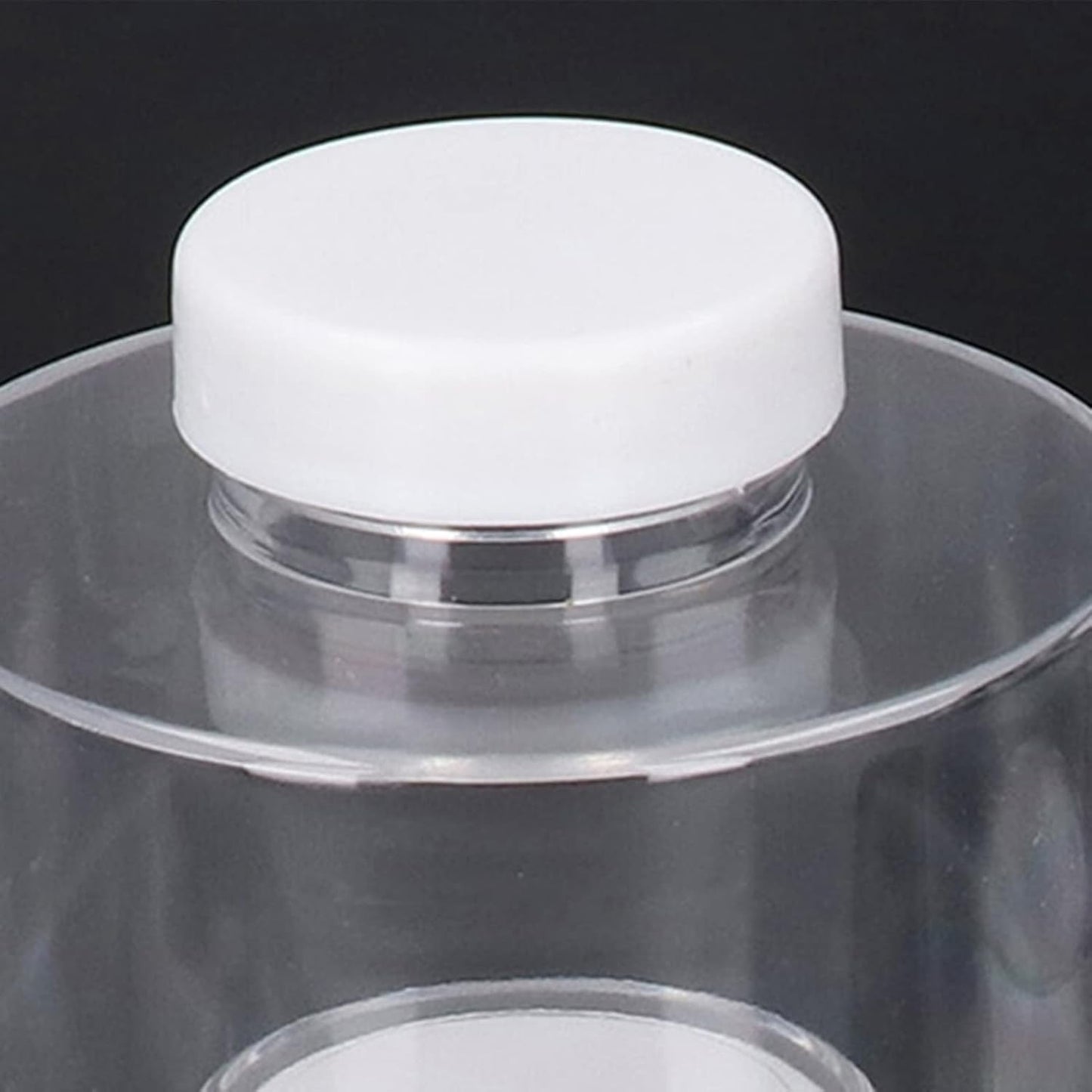 6 Pcs Stackable Spice Pot, Transparent Seasoning Bottles, Space Saving Storage Solution for Kitchen, BPA Free