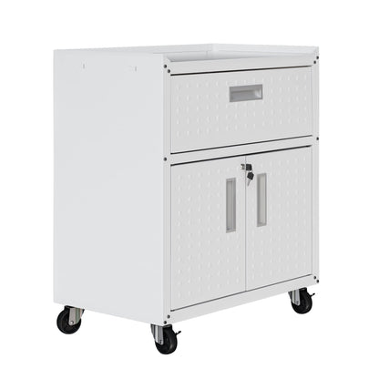 Manhattan Comfort Fortress Storage Units, White