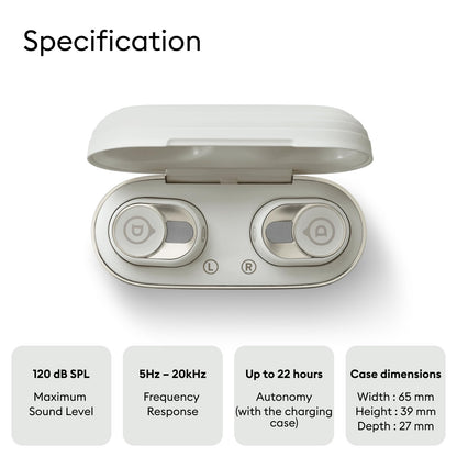 Devialet Gemini II - True Wireless Earbuds - for Daily Music & Commute Sound - Noise Cancellation - Comfort Fit (LP)