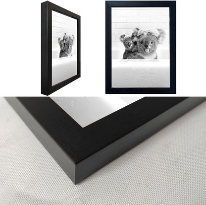 Yecohom Art Black and White Bathroom Decor Animals Koalas Wall Art Funny Animal Pictures Artwork for Kids Room Take