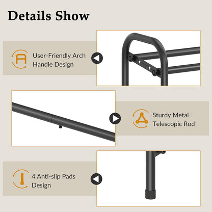 3 Closet, 28 42, Closet, 18 Gewudraw Tier Shoe Organizer, Shoe Rack for Metal Shelf Can Expandable to for Bedroom