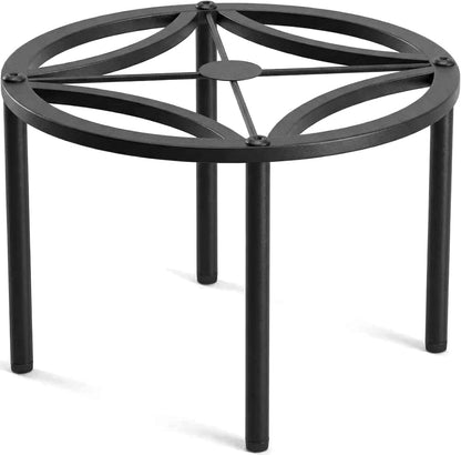 10.2" 4 TOSKING Heavy Duty Metal Plant Stand for Indoor Outdoor, Rustproof Wrought Iron Potted Plant Holder