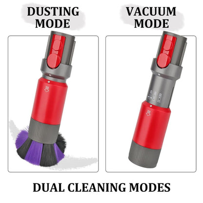 Traceless Dusting Brush Attachment for Dyson Gen5 V15 V15s V12 V11 V10 V9 V8 V7 Outsize Cordless Vacuum Cleaner,Ultra Soft Ideal for Delicate Wooden Surfaces