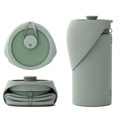 SÄKER Portable Dog Water Bottle, Collapsible Water Bottle for Dogs Perfect for Walking, Hiking and Outdoors | Works as a Portable Water Bowl | Designed in Montreal - 350ml