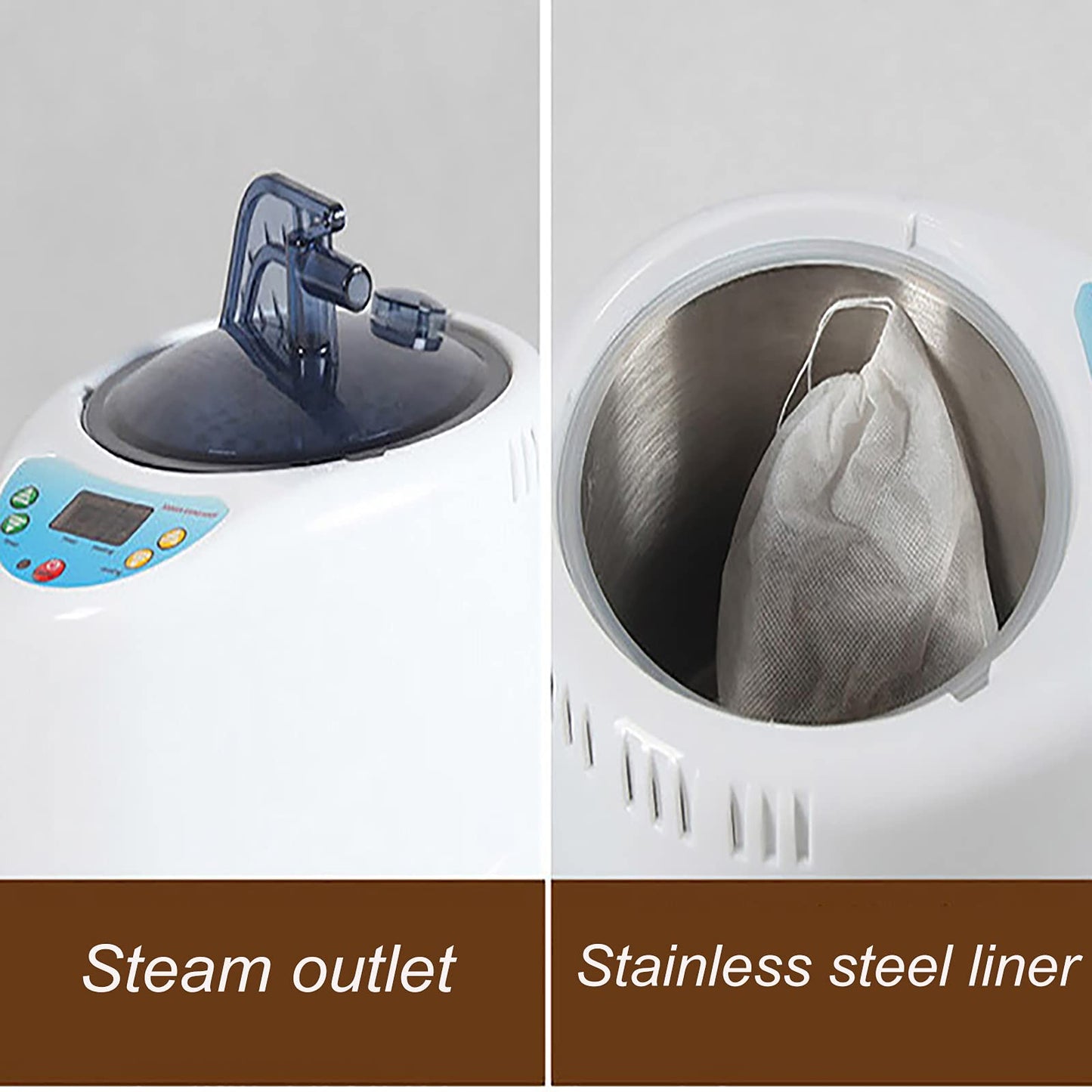 Portable Home Sauna Tent Home Steam Generator 9-Speed Adjustment Remote Control for Weight Loss Detoxification and Slimming