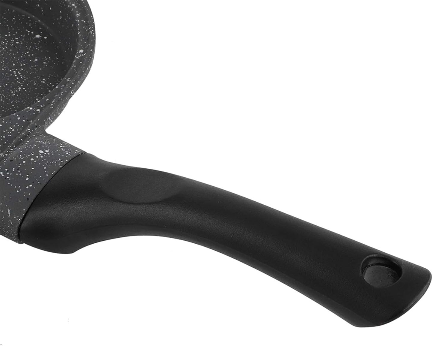 GLOGLOW Frying Pan, 14.4x7.7x1.0In Non-Stick Aluminum 4-Hole Pancake Omelet Maker, Practical Kitchen Utensil