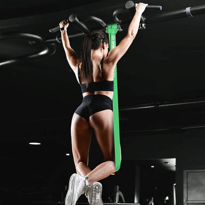 Resistance Bands, Pull Up Bands, Workout Bands for Exercise, Thick Heavy Resistance Band Set with Door Anchor, Elastic Bands for Body Stretching, Crossfit Training at Home/Gym Men & Women Women