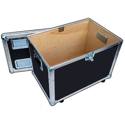 Trunk Case Stackable Utility ATA Trunk with Wheels - Light Duty 1/4 Ply - Id 23x15x17 High