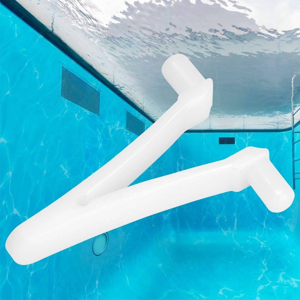 Zerodis 6PCS Butterfly V Clips for Pool Brush, Standard Pole Attachment Clips for Spa Brush and Leaf Rake