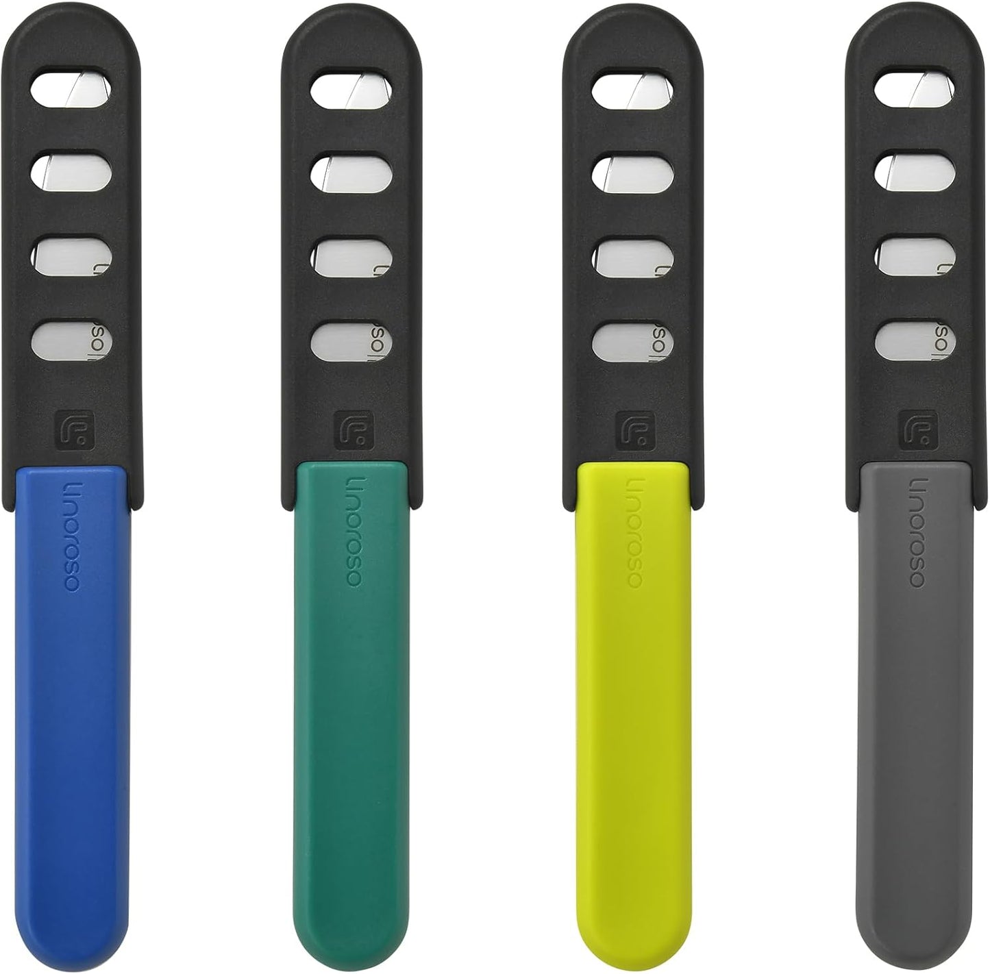 linoroso Paring Knife Set - 4 Piece 3.5" Premium Stainless Steel Kitchen Knives with Covers