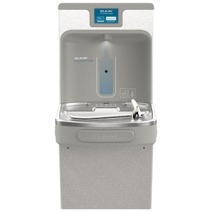 Elkay LZS8WSLK ezH2O Bottle Filling Station & Single ADA Cooler Filtered Refrigerated Light Gray