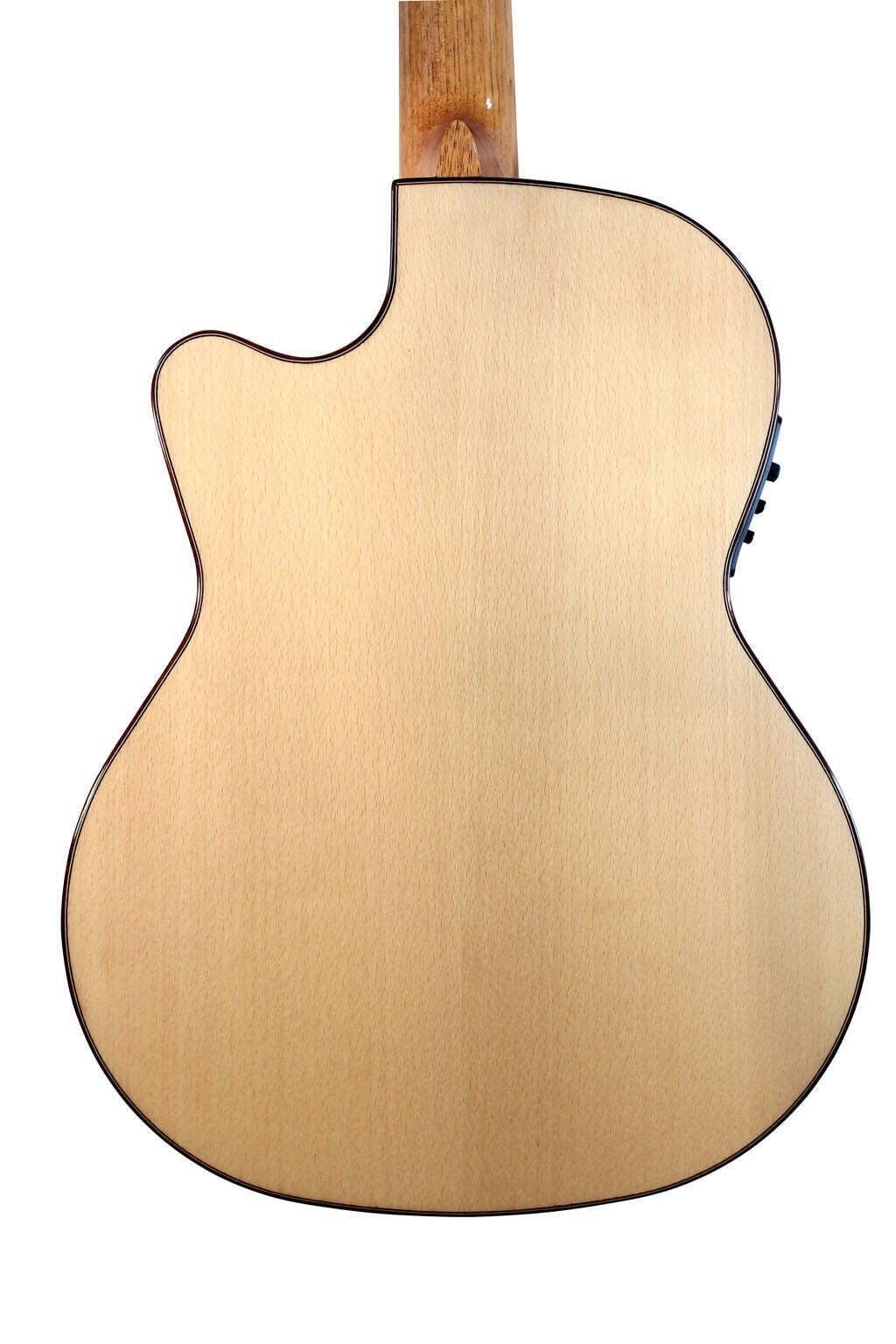 Kremona Rosa Luna CW – Acoustic/Electric Flamenco Guitar – Handmade in Europe – Padded Gig Bag Included