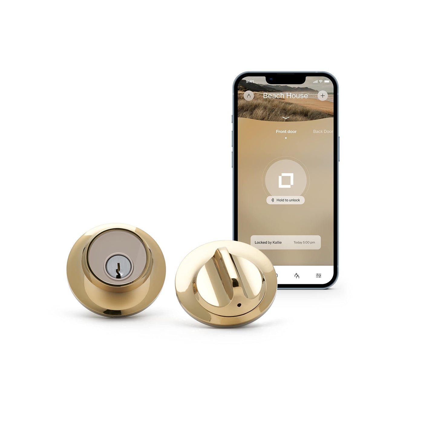 Level Bolt Smart Deadbolt - Make Your Lock Smart & Keep Your Existing Hardware and Keys - Keyless Entry via Level App (iOS & Android) - Works with Apple Home