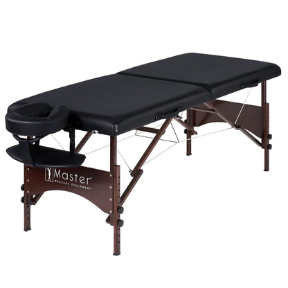 Master Massage 28" Argo Portable Massage Table with Extra Music Master Crescent Round High Fidelity Sound Face Cradle Cushionin
