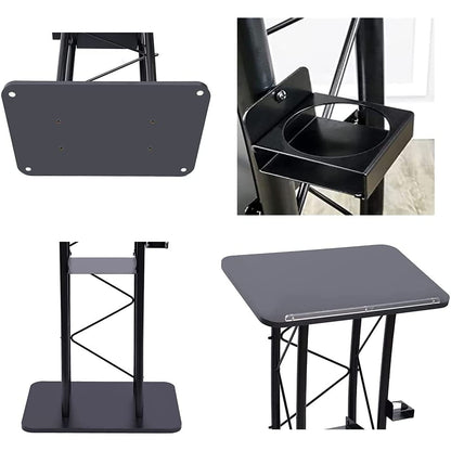 WDZDMYL Curved Podium Suitable for Schools Conference Rooms Stages Churches Classrooms and Various Other Places Indoor Furniture