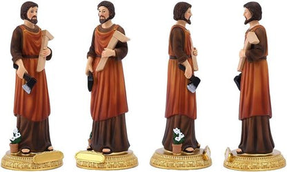 Galiyen Saint Joseph Statue - St. Joseph The Worker Figurine | 8" Renaissance Collection Religious Gift