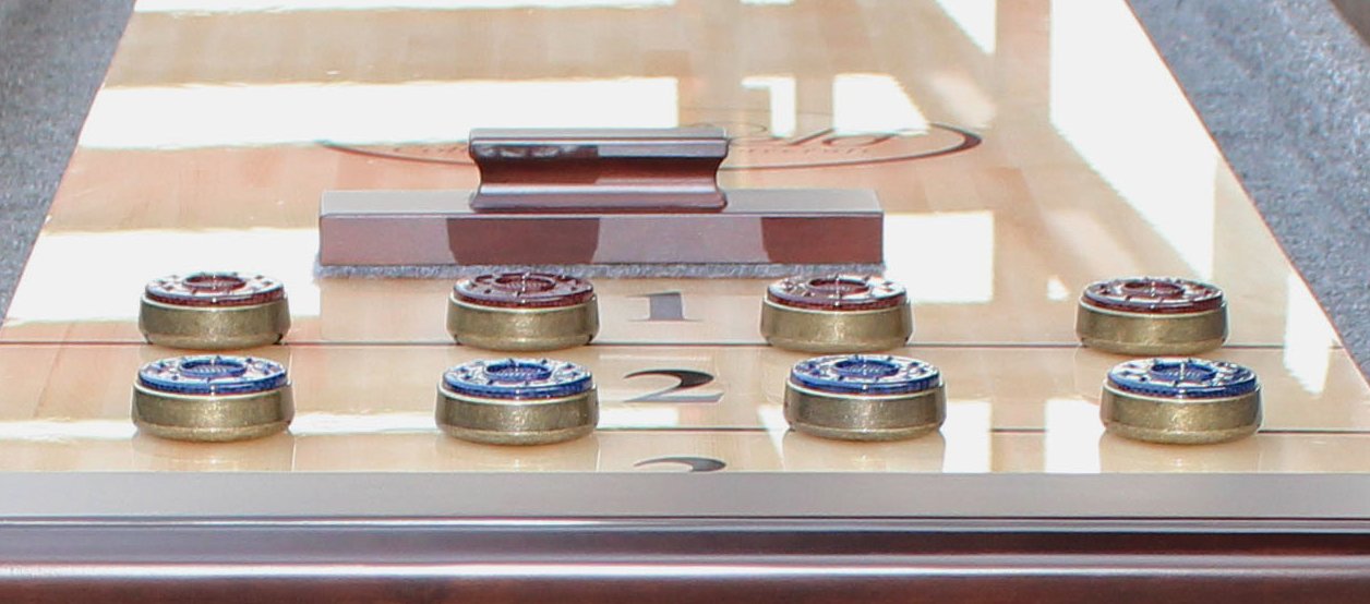 Playcraft Charles River 16' Espresso Pro-Style Shuffleboard Table