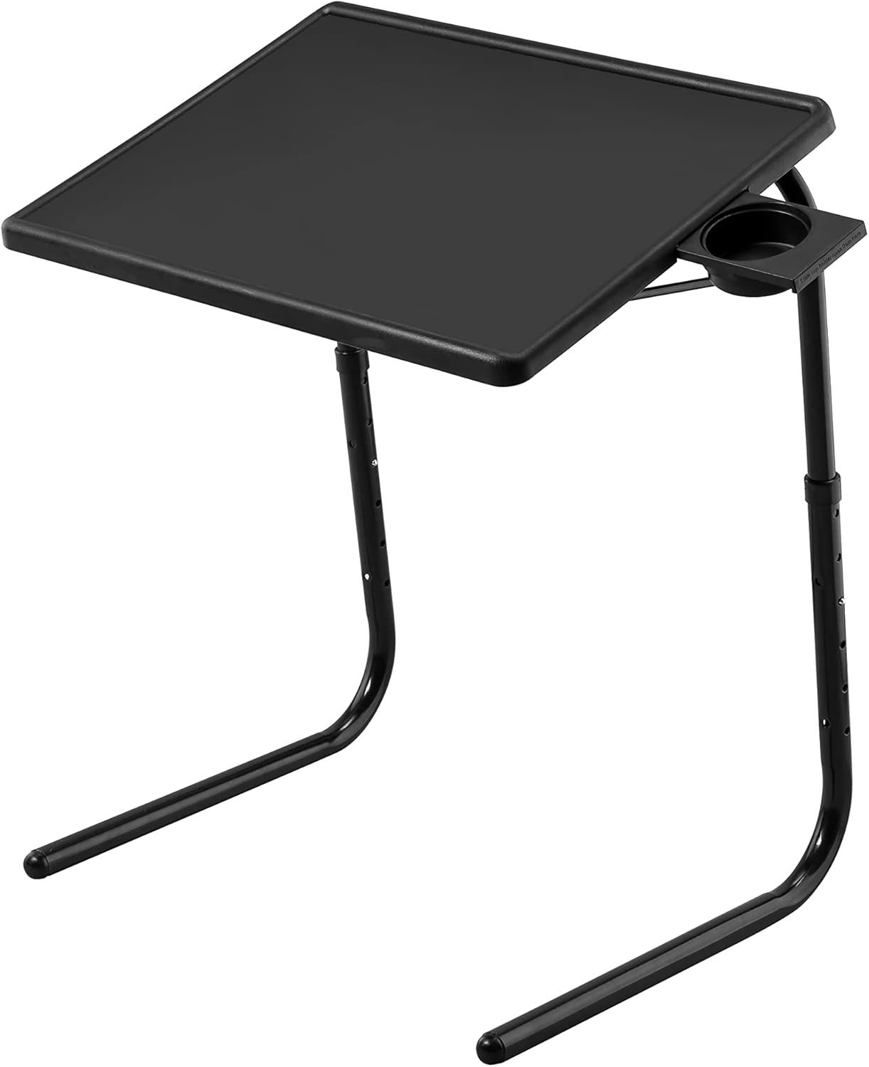 TV Tray Stand is an Adjustable Angle Sofa Stand Coffee Table with six Height adjustments and Three Angles,Retractable