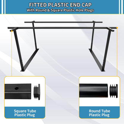 Physical therapy parallel bars, Walking assist bar for rehab & walking balance issues, Adjustable height & width (6FT)