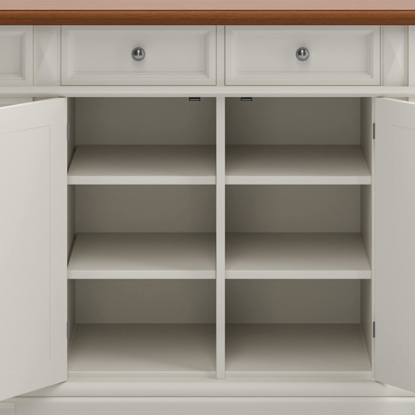 homestyles Americana Off-White Kitchen Island