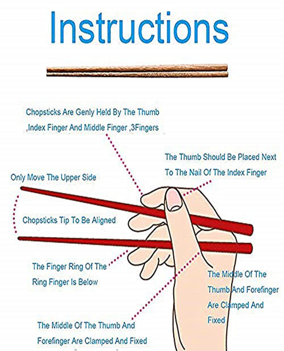 50-Pairs Wooden Chopsticks, Dishwasher Safe Chopstick,ReusableNatural Healthy, Chinese Classic Style for Kitchen, Dining Room, Gourmet, Noodles (9.8 Inch)