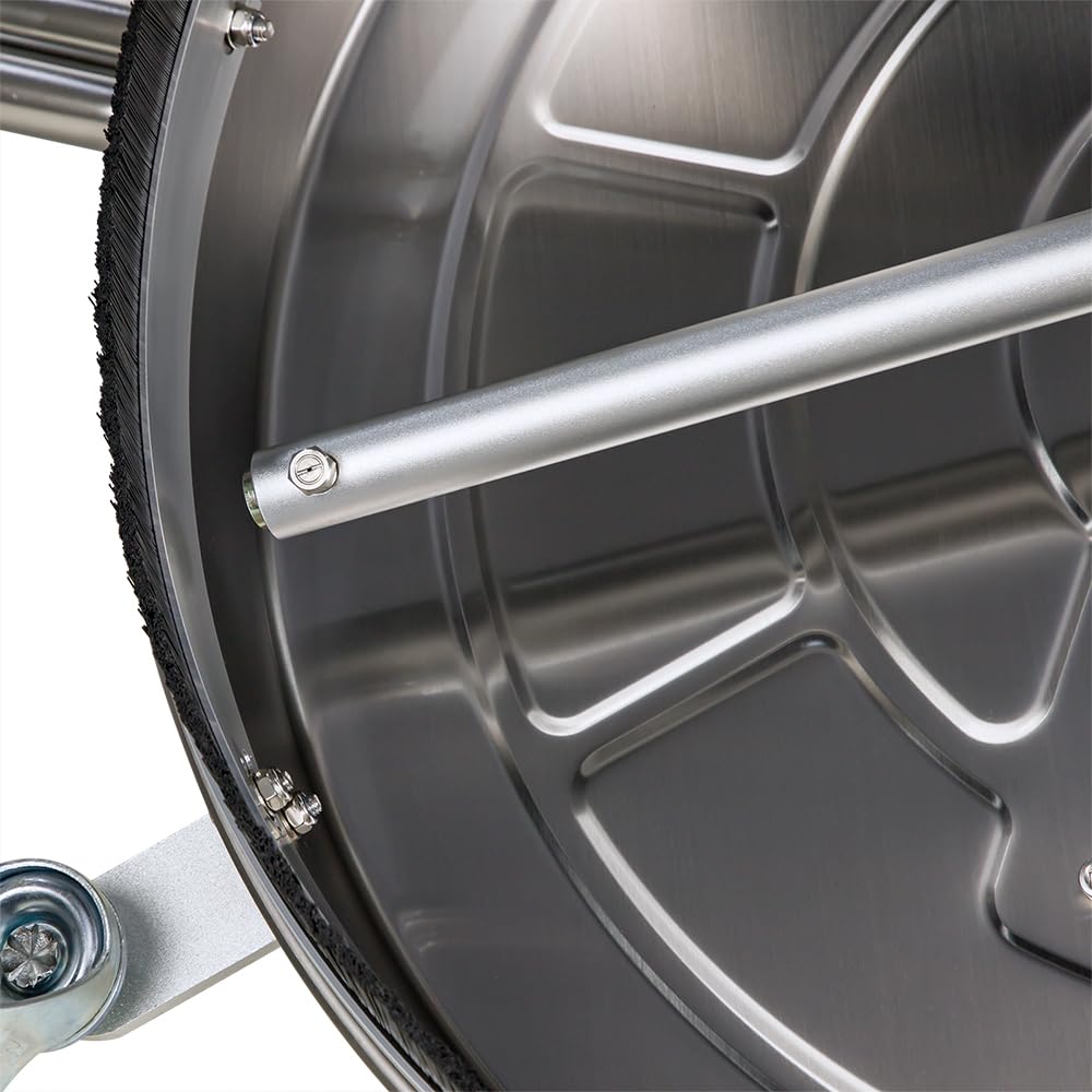 ECCPP 24 Inch Pressure Washer Surface Cleaner with 4 Wheels Stainless Steel for Household Cleaning 3/8" Quick Connector