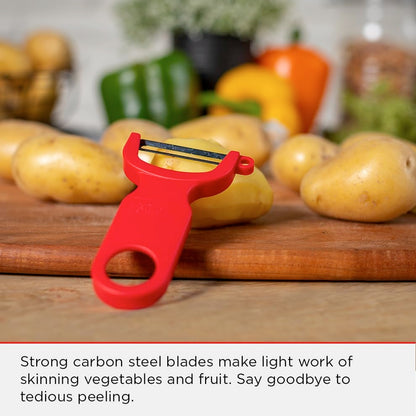Kuhn Rikon Original Swiss Peeler 3-Pack Red/Green/Yellow
