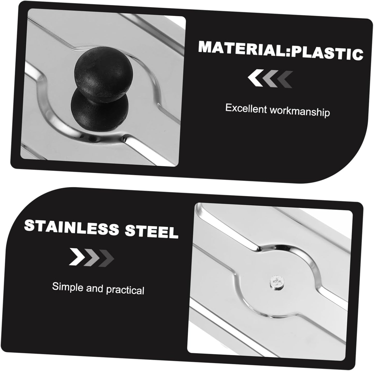 1pc Toaster Cover, Small Appliance Top Cover for Toaster, Stainless Steel Slot Cover