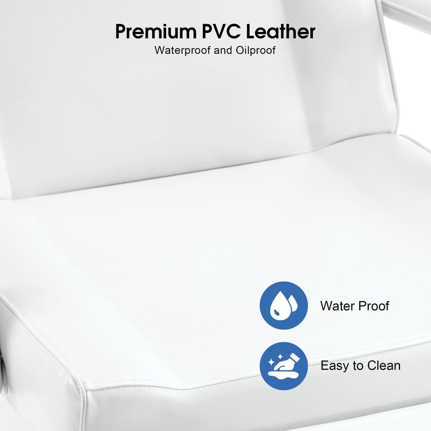 BarberPub Fully Electric Facial Bed with 3 Motor for Esthetician, Tattoo Chair for Client, Massage Bed for Esthetician, Electric Adjustment 2751 (White)