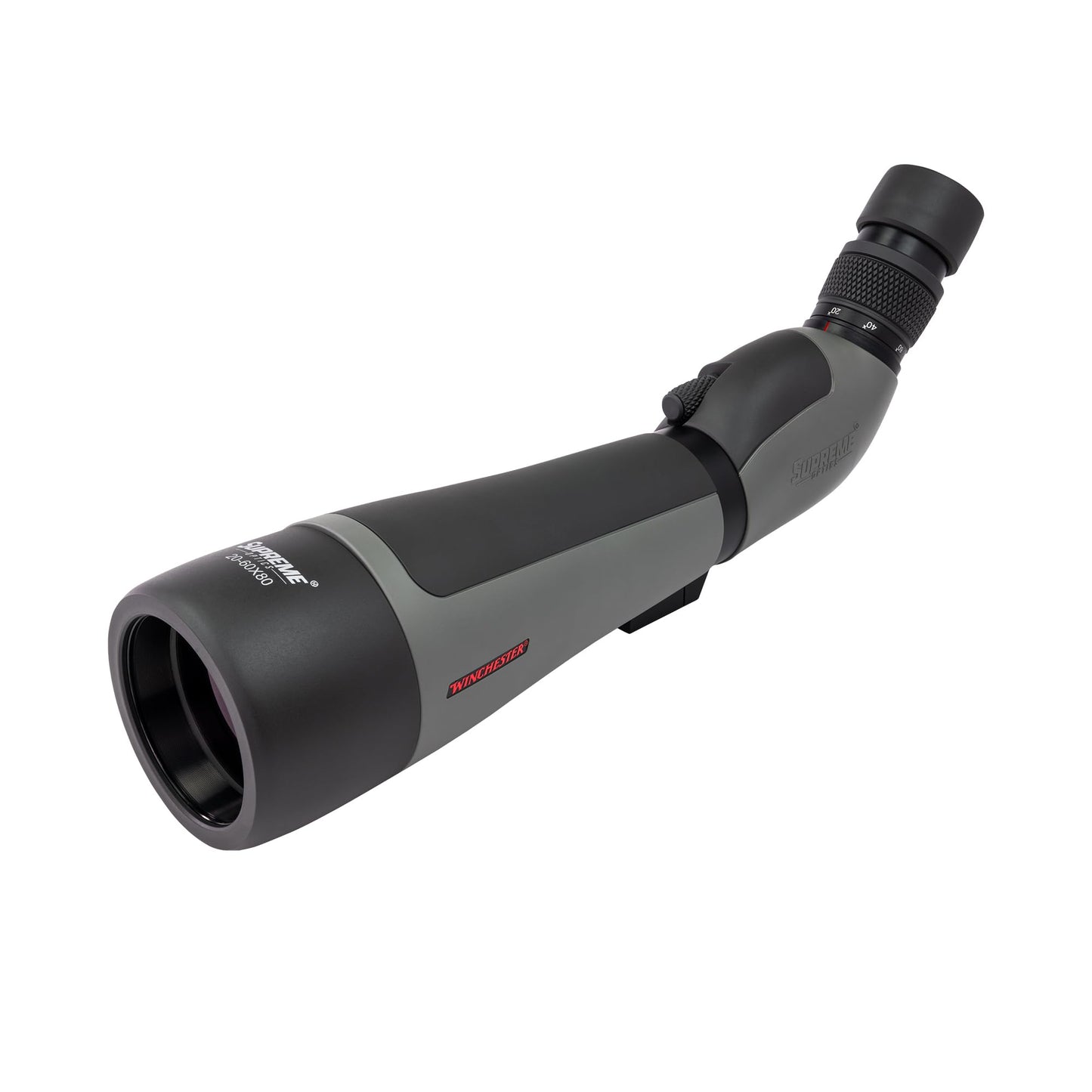 Winchester Supreme Optics 20-60x80mm Spotting Scope w/Tripod | Hunting, Shooting, Bird Watching & Wildlife Observation | IPX7 Waterproof & Fogproof