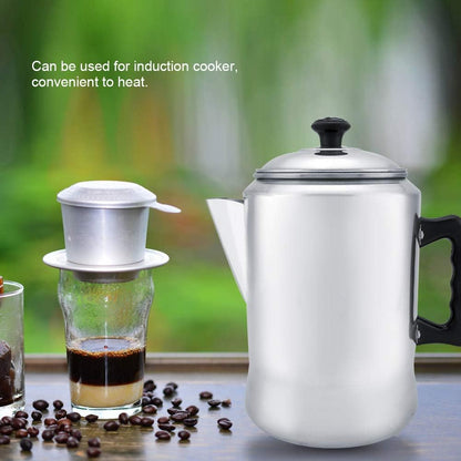 Shipenophy Percolator Coffee Pot, Aluminum Alloy Camping Coffee Maker for Stove Top, Coffee Kettle with Lid