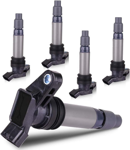 ECCPP 3 ignition coils with 3 iridium Spark Plugs,UF808,coils packs,for Smart Fortwo 2016-2017 0.9L‎224332428R,UF-808