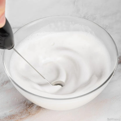 Daily-buy 4pcs Electric Mini Kitchen Stirrer - Battery Operated Milk Frother & 2 PCS Brushes Gift