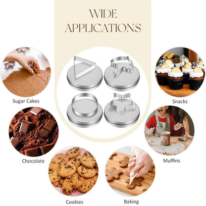 Korean Sugar Candy Making Tools – 26Pcs Challenge Cookies Game Kit with Stainless Steel Cutters for Baking & Cooking -Fun Kit for 4-8 players