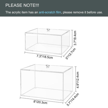 Generic VOTLEVT Acrylic Dryer Sheets Holder and Laundry Pods Container Set, Laundry Room Organization and Storage, Dryer Sheet Container and Laundry Pods Holder Set, XiYiNingZhuHe002