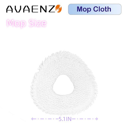 Avaenzo Replacement Mop Pads Compatible with Narwal Freo Pro X Ultra Narwal Freo Z Ultra Z10 T10 J3 J4 J5 R10 Microfiber Resuable Mop Cloth Robot Vacuum Cleaner Accessories