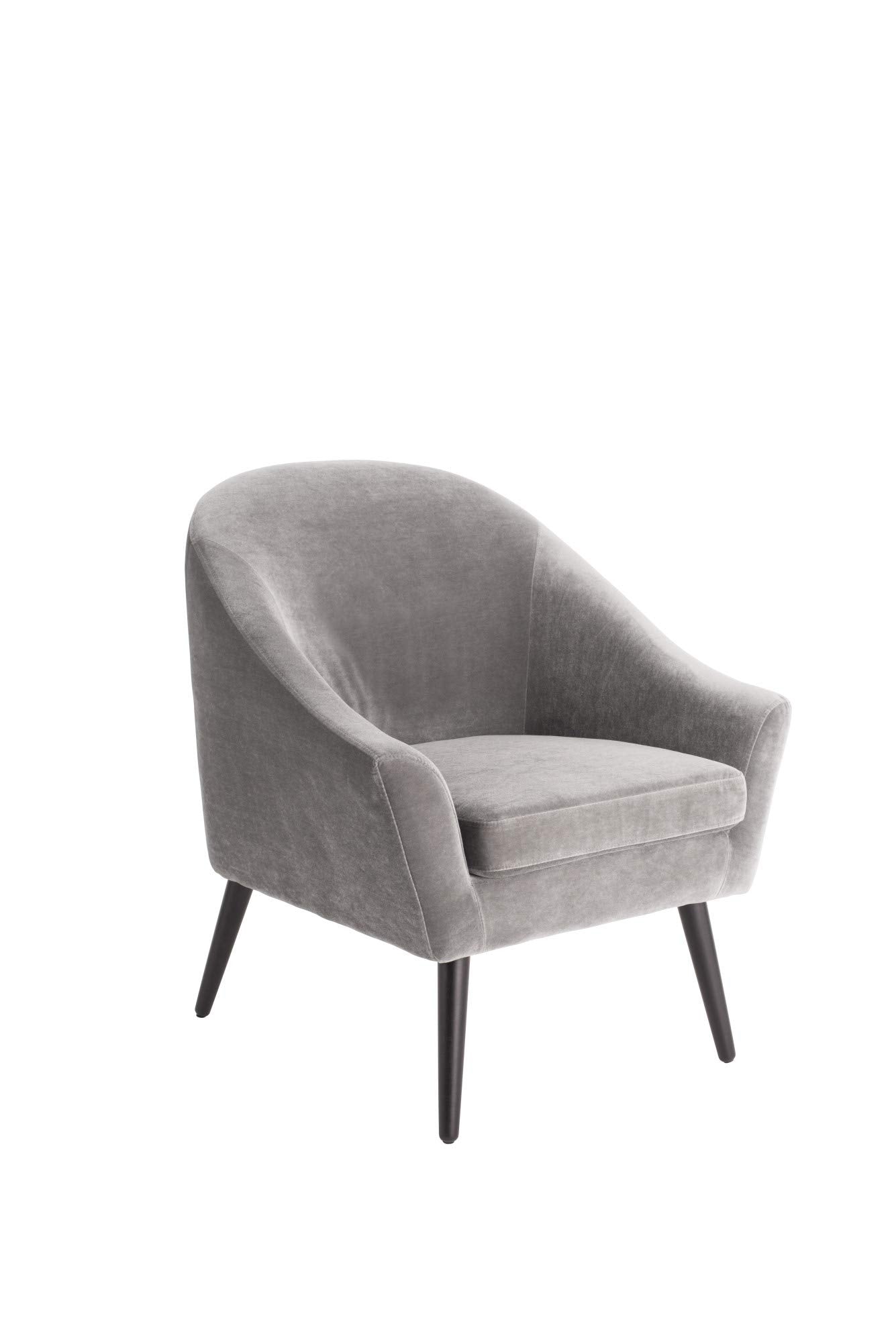 Elle Decor CHR10017A Elle Décor Laurel Accent Chair, Gray