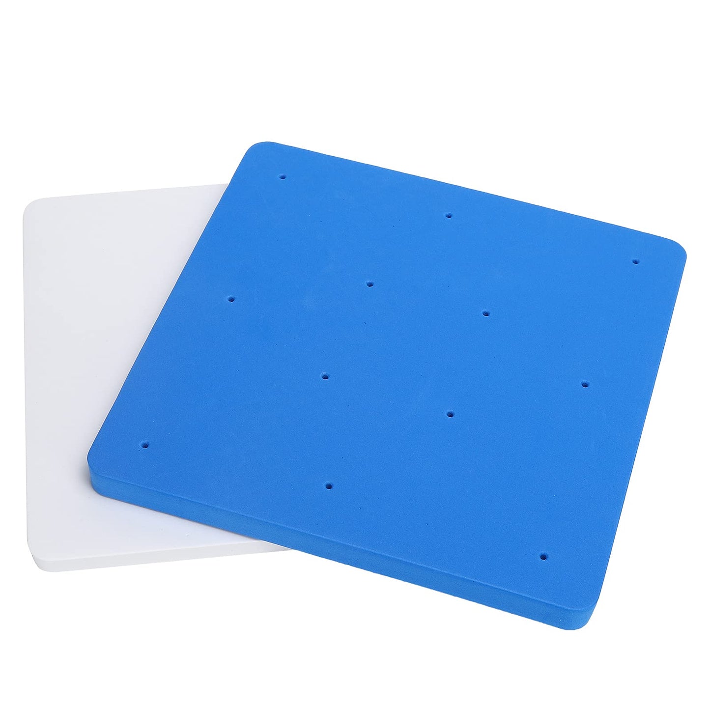 OUKENS Fondant Foam Pad, 2 Pcs 12 Holes Silicone Sponge Mat, Paste/Sugar Flower/Gum/Chocolate/Clay Modelling Tools, Drying Tray for Sugarcraft, Cake Decoration, Handmade, DIY